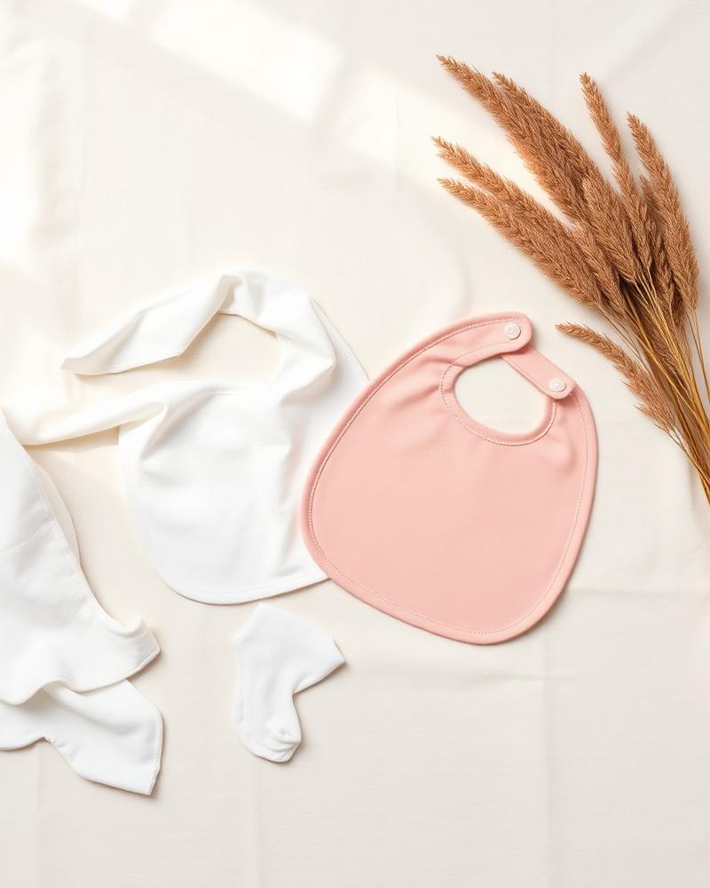Reversible Cotton Bib Pair